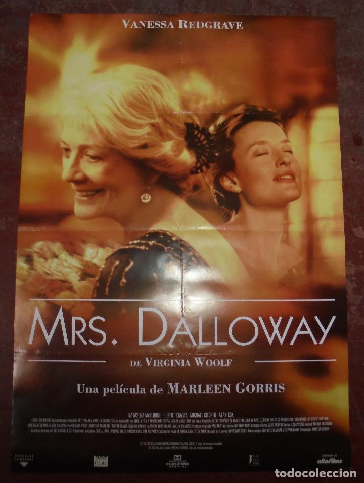 Cine: CARTEL ORIGINAL DE CINE. MRS. DALLOWAY. 100 X 68 CM. 1997