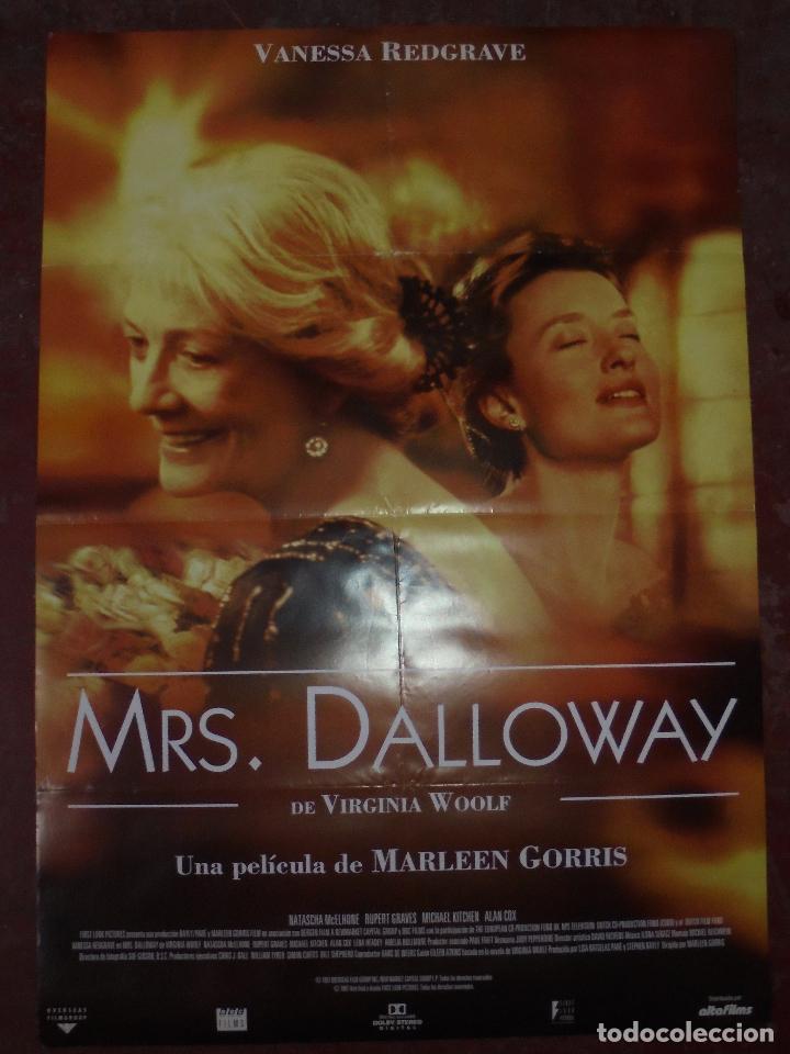 Cine: CARTEL ORIGINAL DE CINE. MRS. DALLOWAY. 100 X 68 CM. 1997