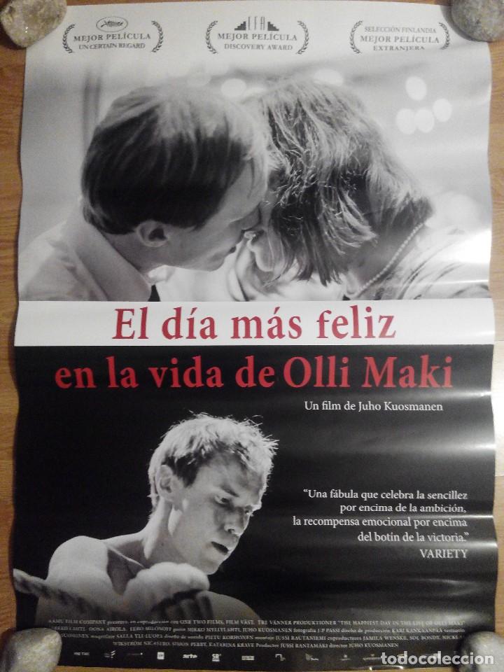 Cinema: El d&iacute;a mas feliz en la vida de Olli Maki - aprox 70x100 Cartel ORIGINAL cine (L40)