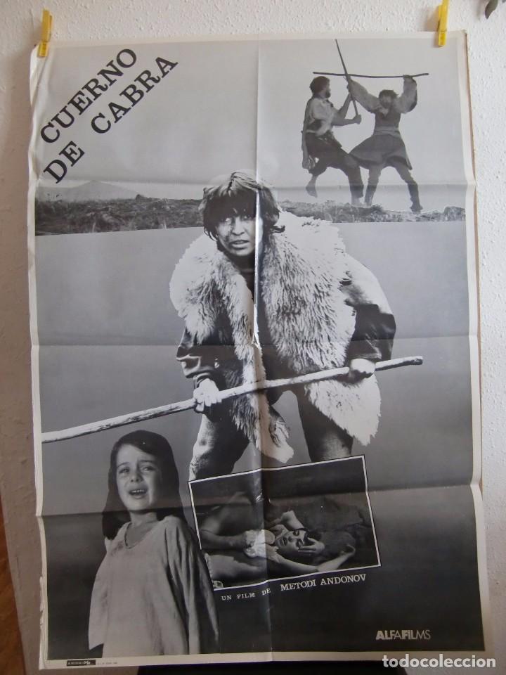 Kino: cartel cine orig cuerno de cabra (1972) 70x100 / katya paskaleva / anton gorchef /