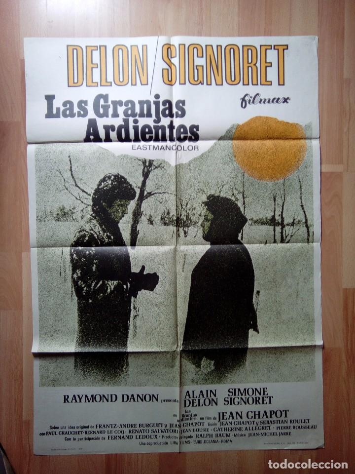 Cine: POSTER DE LA PELICULA-- LAS GRANJAS ARDIENTES - Foto 1