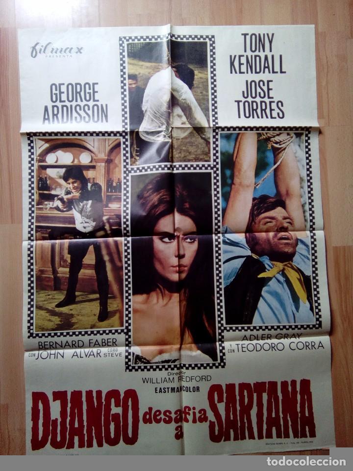 Cinema: B-POSTER DE LA PELICULA-- DJANGO DESAFIA SARTANA