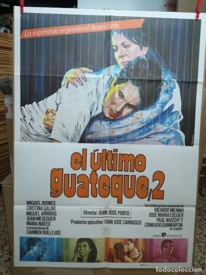 Cinema: EL ULTIMO GUATEQUE 2, CARTEL DE CINE ORIGINAL 70x100