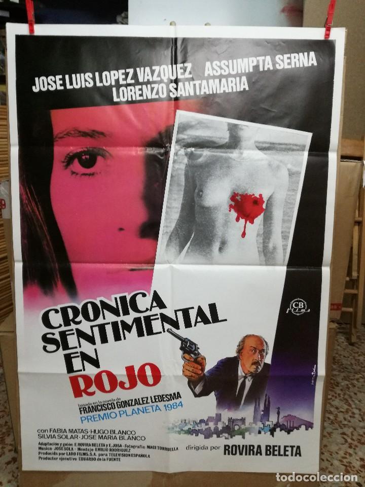 Cinema: CRONICA SENTIMENTAL EN ROJO - J.L. LOPEZ VAZQUEZ, ASSUMPTA SERNA