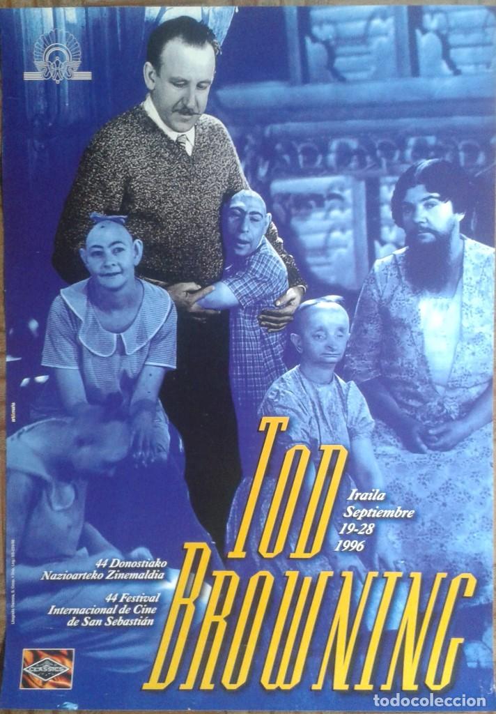 Cine: TOD BROWNING. POSTER ORIGINAL. - Foto 1