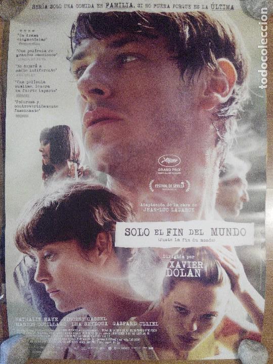 Cinema: Solo el fin del mundo - aprox 70x100 Cartel ORIGINAL cine (L40)