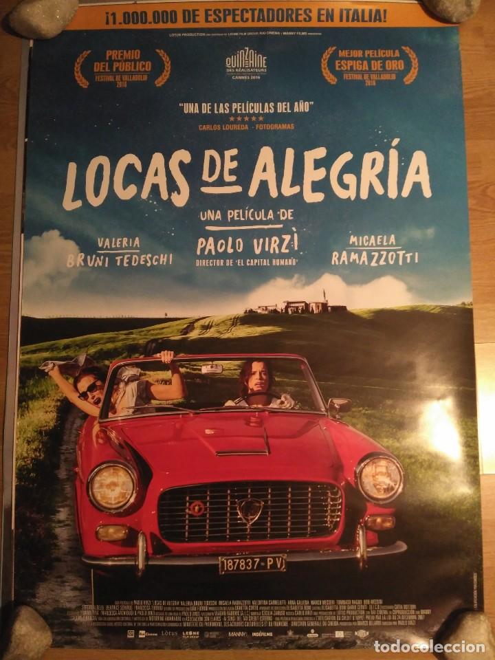 Kino: Locas de alegria - aprox 70x100 Cartel ORIGINAL cine (L42)