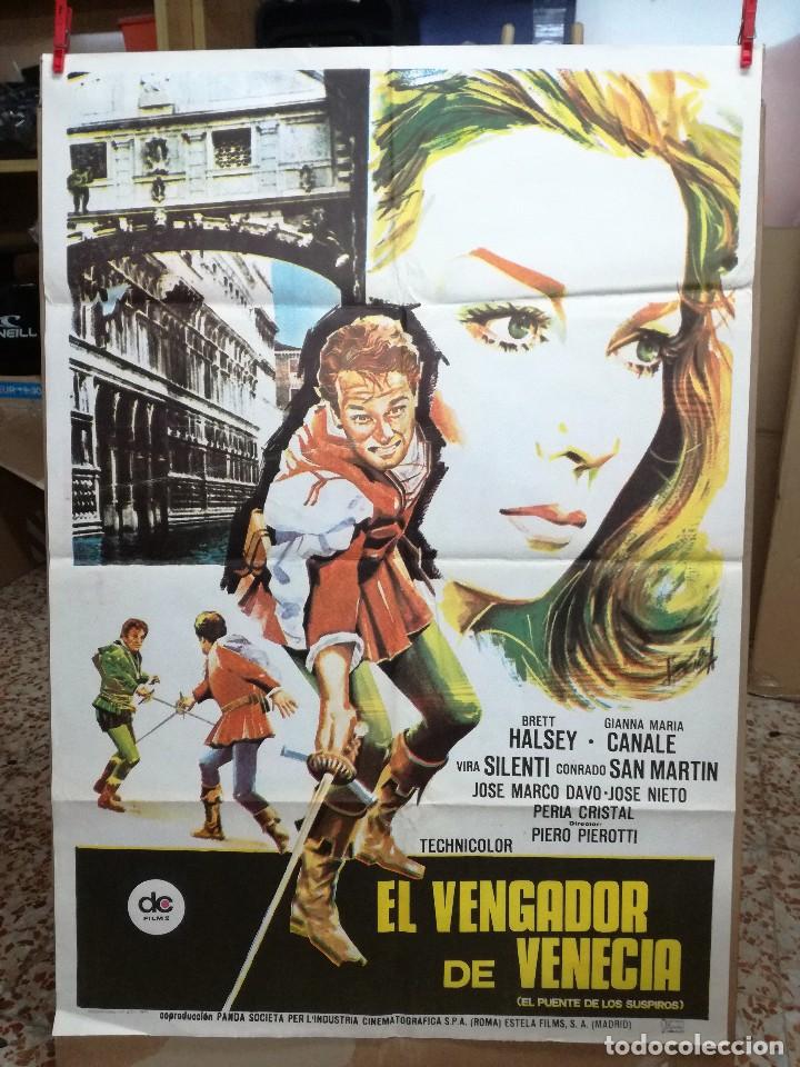 Cinema: EL VENGADOR DE VENECIA. BRETT HALSEY, GIANNA MARIA CANALE. A&Ntilde;O 1974.