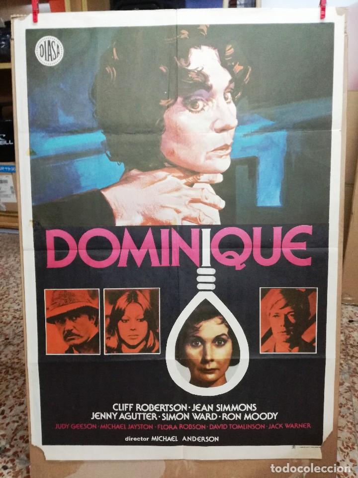 Cinema: DOMINIQUE, CARTEL DE CINE ORIGINAL 70X100 APROX