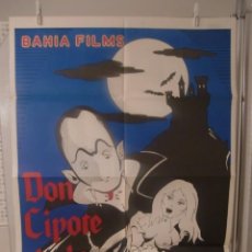 Cinéma: CARTEL CINE ORIG DON CIPOTE DE LA MANGA (1985) 70X100 / AZUCENA HERNANDEZ. Lote 92338185