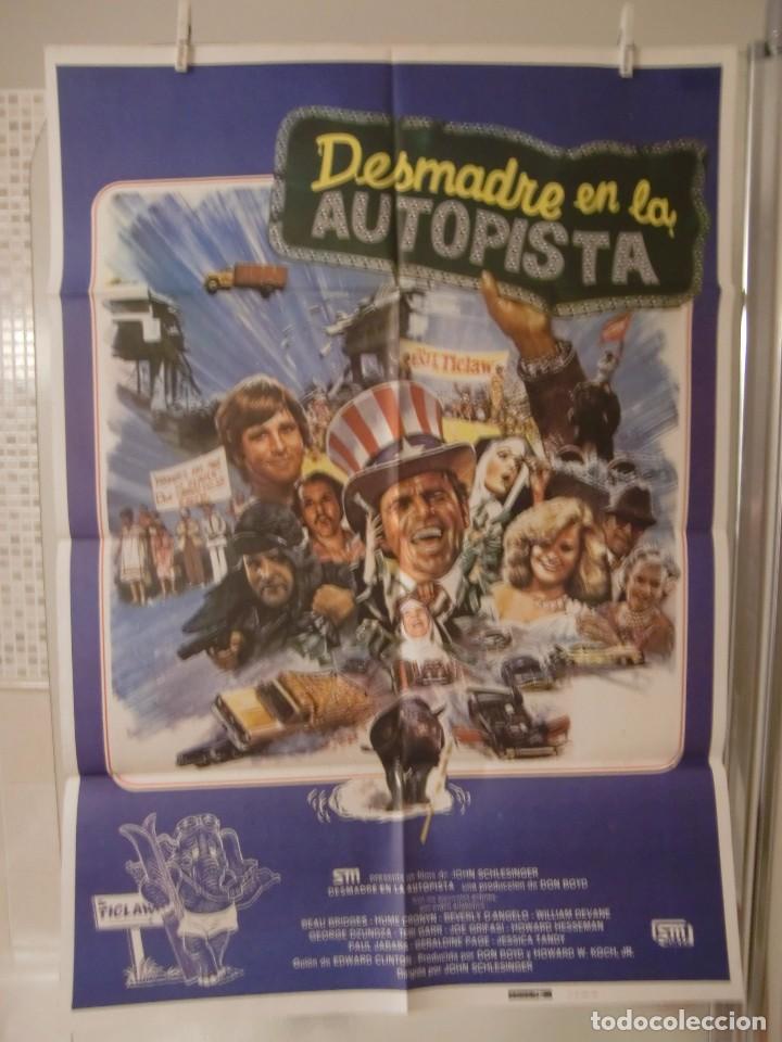 Cinema: cartel cine desmadre en la autopista (1982) 70x100 / beau bridges