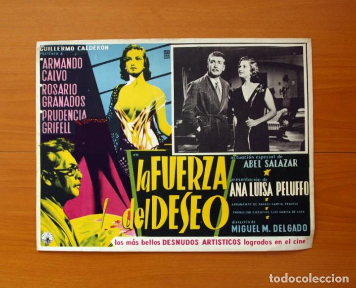 Cinema: La Fuerza del Deseo - Armando Calvo, Rosario Granados - Cartel - Lobby Card Mexicano - Tama&ntilde;o 32x41