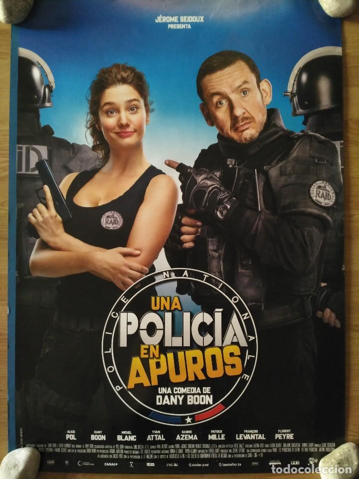Cinema: Una polic&iacute;a en apuros - aprox 70x100 Cartel ORIGINAL cine (L44)