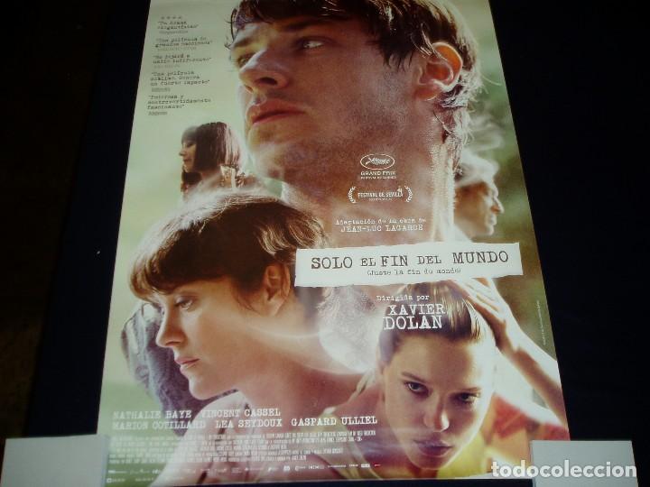 Cinema: SOLO EL FIN DEL MUNDO. POSTER O CARTEL DE CINE. ORIGINAL. MUY BUEN ESTADO.