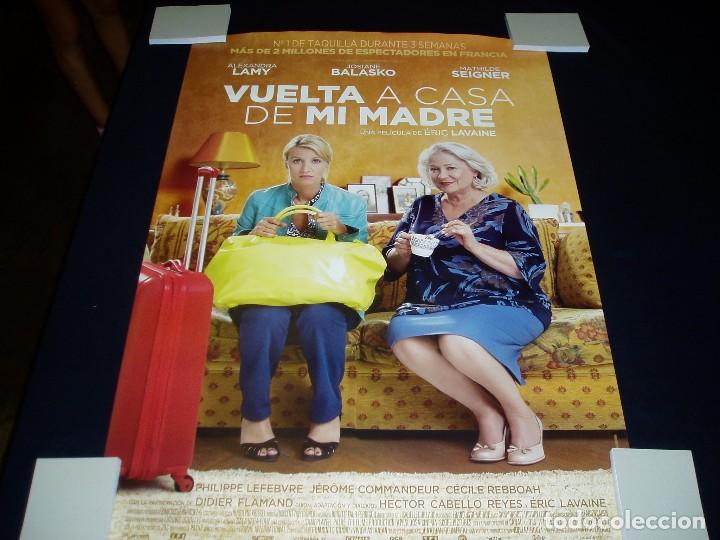 Cinema: VUELTA A CASA DE MI MADRE. POSTER O CARTEL DE CINE. ORIGINAL. MUY BUEN ESTADO.