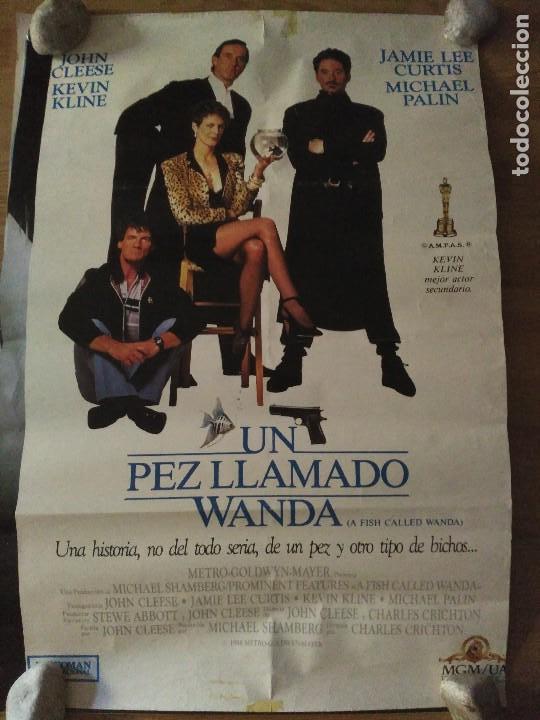 Kino: Un pez llamado Wanda - aprox 70x100 Cartel ORIGINAL VDClub (L46)