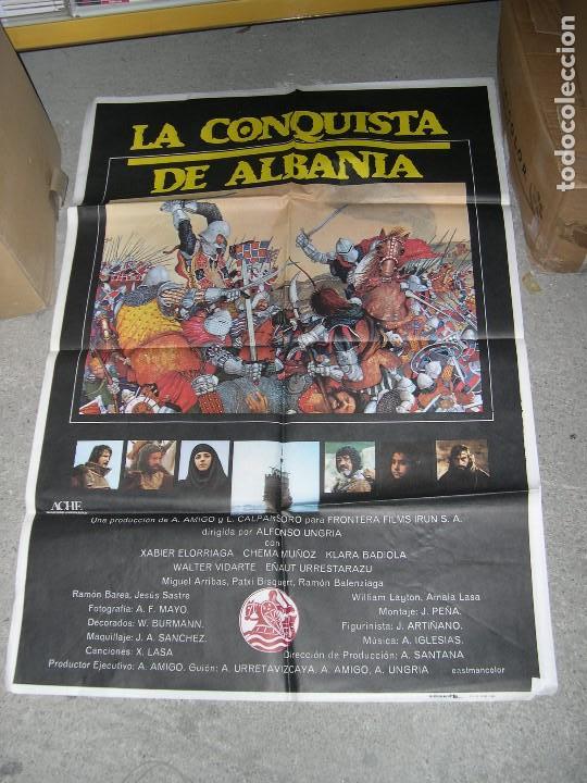 Cinema: poster la conquista de albania