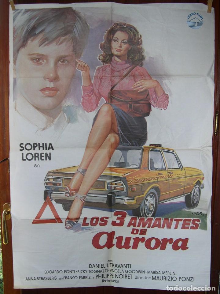 Cine: poster los 3 amantes de aurora sofia loren - Foto 1