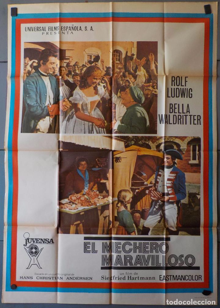 Cinema: (N148) EL MECHERO MARAVILLOSO, ROLF LUDWIG, BELLA WALDRITTER, CARTEL DE CINE ORIGINAL 100X70 CM APRO