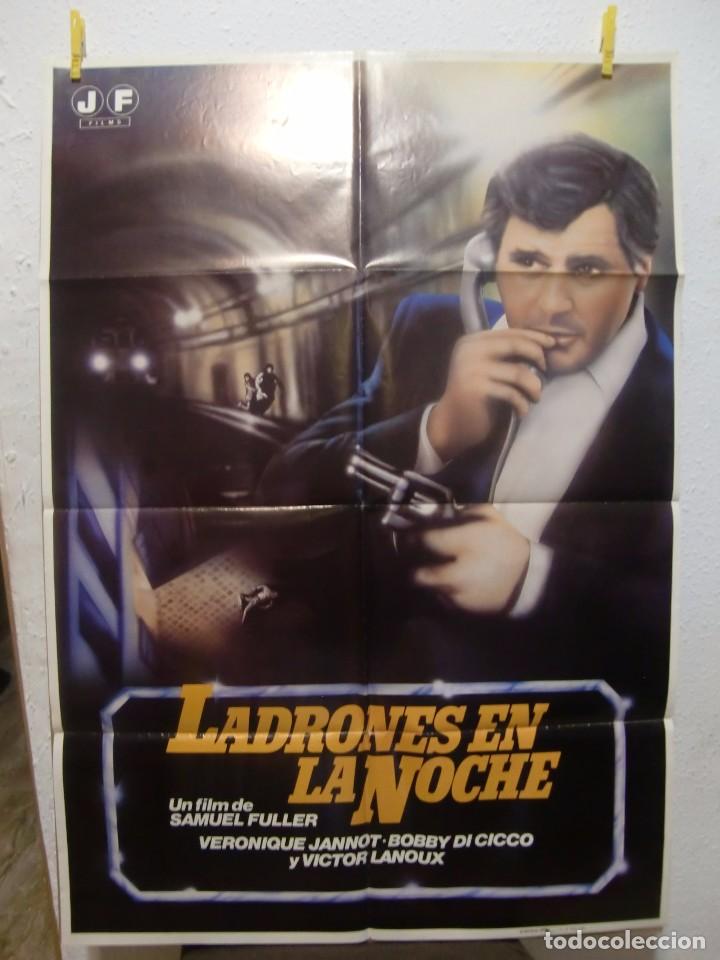 Cinema: cartel cine orig ladrones en la noche (1984) 70x100 /