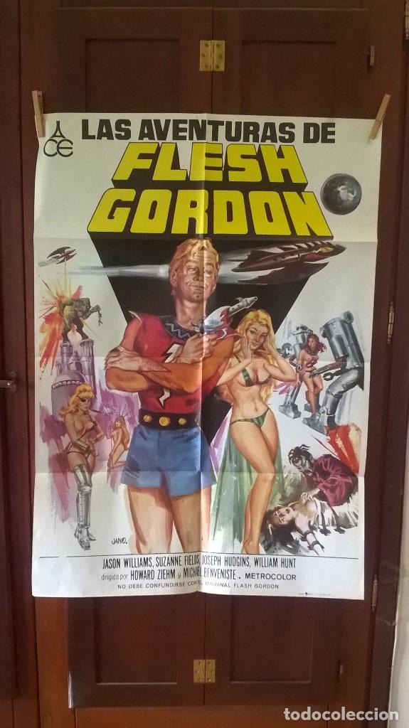 Cine: poster las aventuras de flash gordon