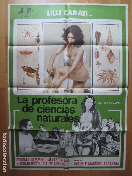 Kino: CARTEL CINE, LA PROFESORA DE CIENCIAS NATURALES, MICHELE GAMMINO, ALVARO VITALI, 1977, C445