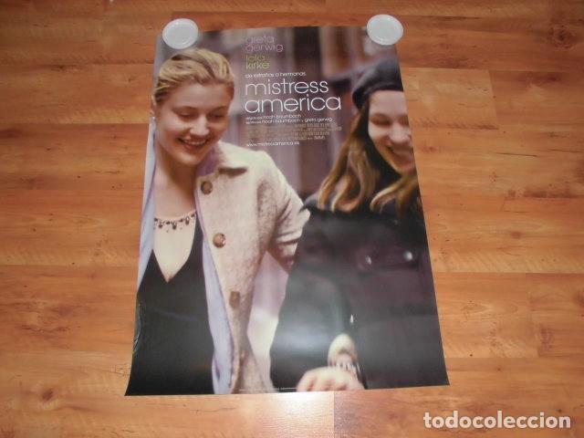 Kino: MISTRESS AMERICA. POSTER O CARTEL ORIGINAL DE LA PELICULA. MUY BUEN ESTADO.