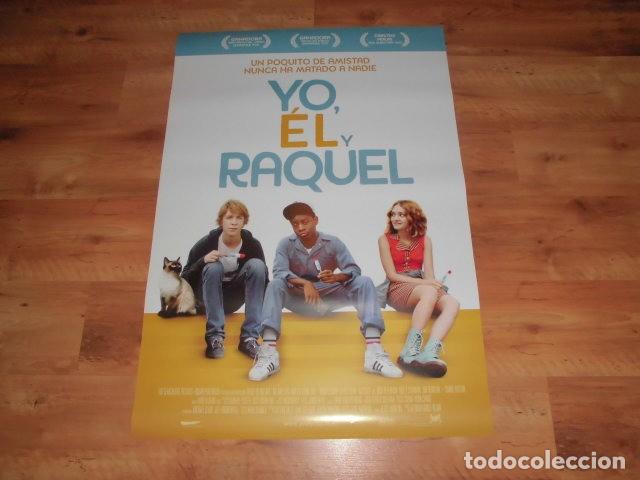 Cine: YO, EL Y RAQUEL. POSTER O CARTEL ORIGINAL DE LA PELICULA. MUY BUEN ESTADO.