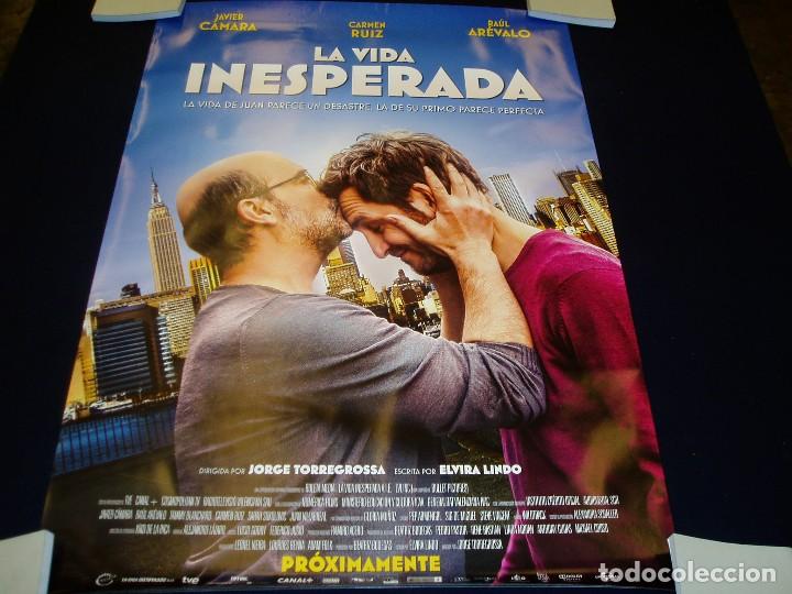Kino: LA VIDA INESPERADA. POSTER O CARTEL ORIGINAL DE LA PELICULA. BUEN ESTADO.