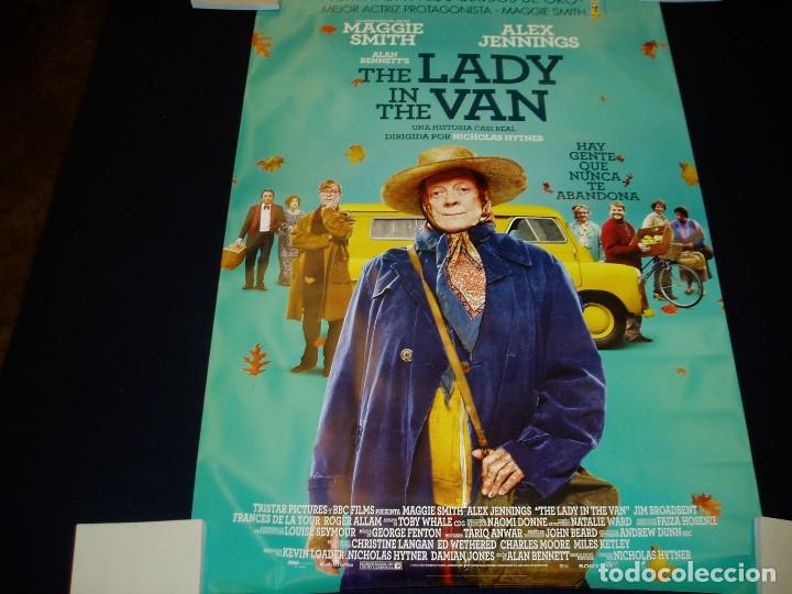 Kino: THE LADY IN THE VAN. POSTER O CARTEL ORIGINAL DE LA PELICULA. BUEN ESTADO.