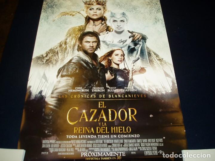 Cinema: EL CAZADOR Y LA REINA DE HIELO. POSTER O CARTEL ORIGINAL DE LA PELICULA. BUEN ESTADO.