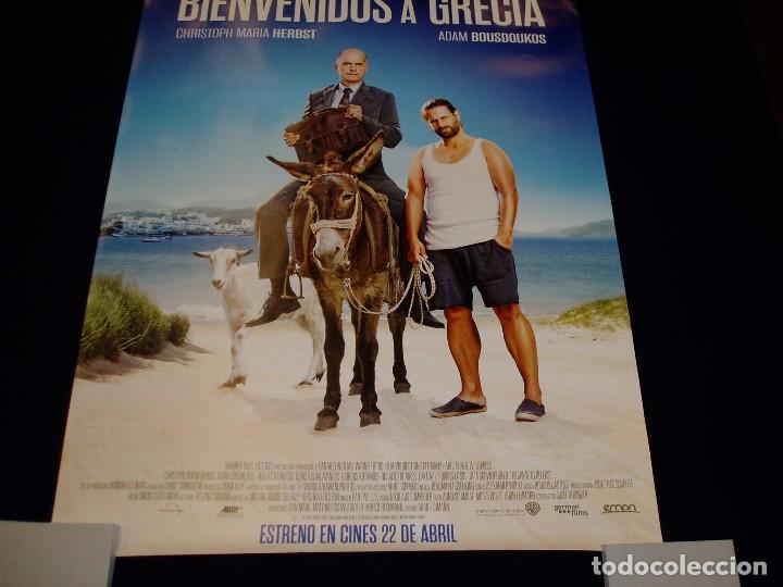 Kino: BIENVENIDOS A GRECIA. POSTER O CARTEL ORIGINAL DE LA PELICULA. BUEN ESTADO.