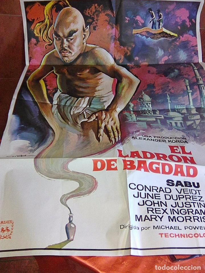 Cinema: Poster Cartel El ladr&oacute;n de Bagdad (1939) - Reposici&oacute;n 1978 -