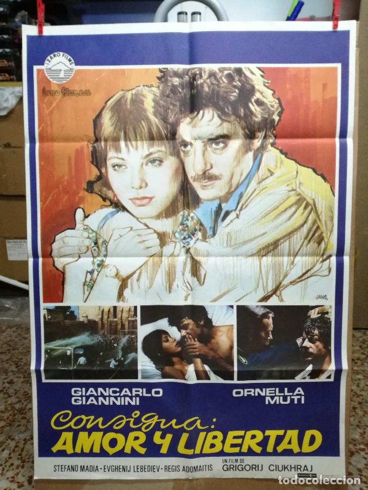 Cine: CONSIGNA AMOR Y LIBERTAD - GIANCARLO GIANNINI - ORNELLA MUTI - DIRECTOR GRIGORIJ CIUKHRAJ