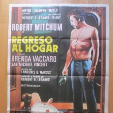 Cine: CARTEL CINE, REGRESO AL HOGAR, ROBERT MITCHUM, BRENDA VACCARO, 1972, C700