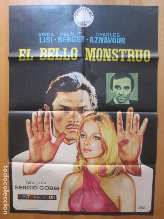 Cine: CARTEL CINE, EL BELLO MONSTRUO, VIRNA LISI, HELMUT BERGER, JANO, C578