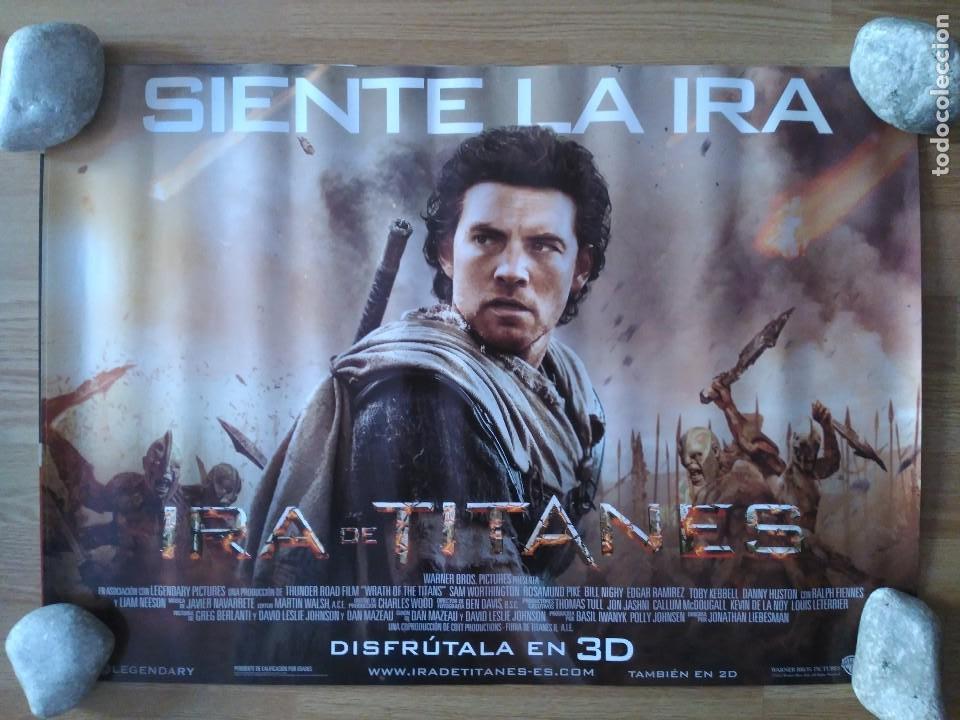 Cine: Ira de titanes - APROX 50X70 MINICARTEL ORIGINAL CINE (M1)