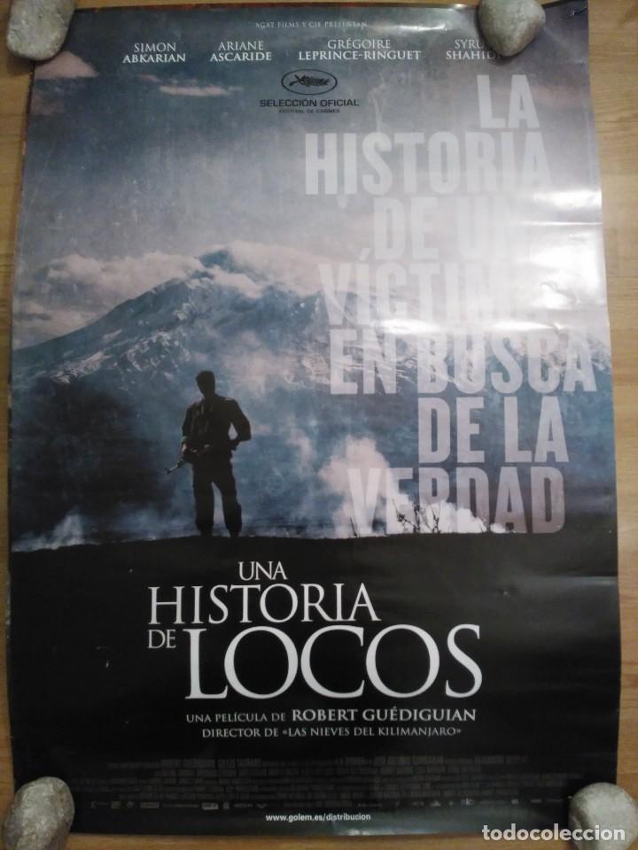 Cine: Una historia de locos - aprox 70x100 Cartel ORIGINAL Cine (L50)
