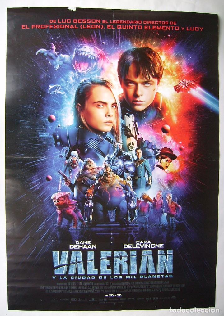 Kino: VALERIAN Y LA CIUDAD DE LOS PLANETAS, con Cliven Owen . POSTER. 68 X 97 cms. 2017.