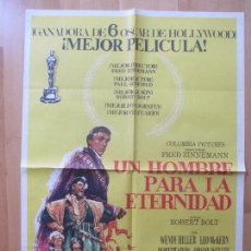 Cine: CARTEL CINE, UN HOMBRE PARA LA ETERNIDAD, WENDY HILLER, LEO MCKERN, 1976, C1060