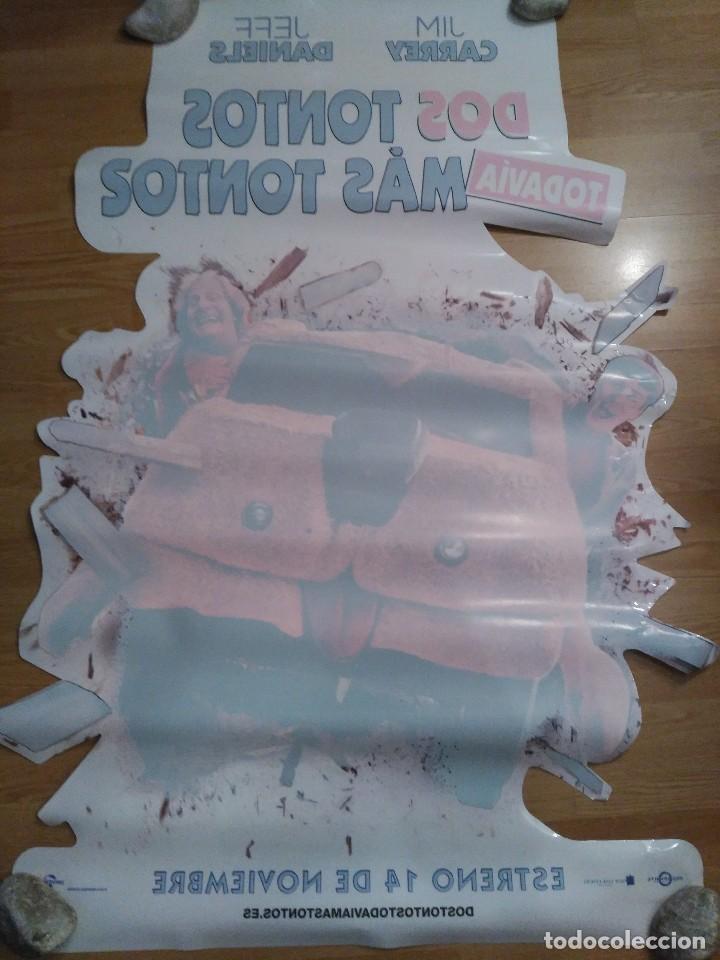 Kino: Dos tontos todav&iacute;a m&aacute;s tontos - aprox 70x100 Adhesivo ORIGINAL cine (A1)