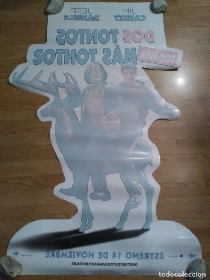 Kino: Dos tontos todav&iacute;a m&aacute;s tontos V2 - aprox 70x100 Adhesivo ORIGINAL cine (A1)