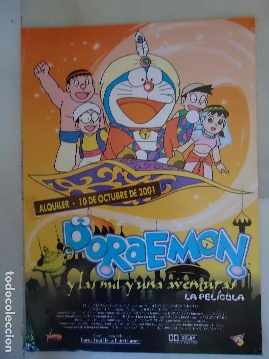 Cin&eacute;ma: POSTER DE LA PEL&Iacute;CULA DORAEMON Y LAS MIL Y UNA AVENTURAS, CON LA FICHA ART&Iacute;STICA 21X30CTS.