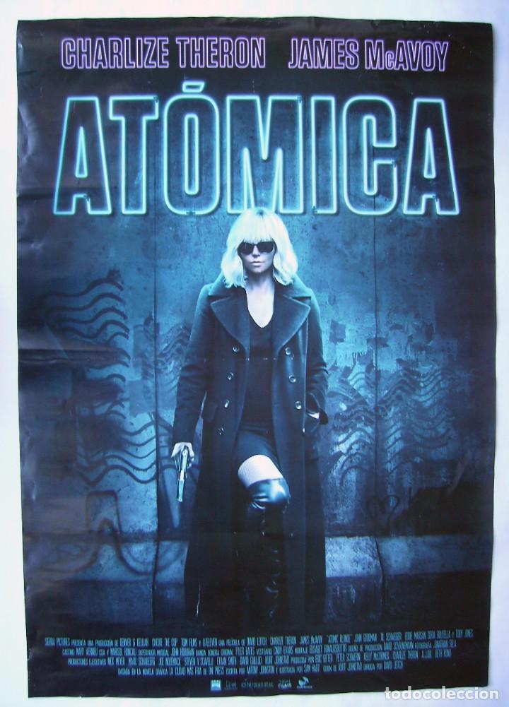 Cinema: AT&Oacute;MICA, con Charlize Theron  . POSTER. 68 X 98 cms.