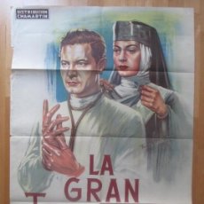 Cine: CARTEL CINE, LA GRAN TENTACION, DIETER BORSCHE, 1953, LITOGRAFIA, C1154