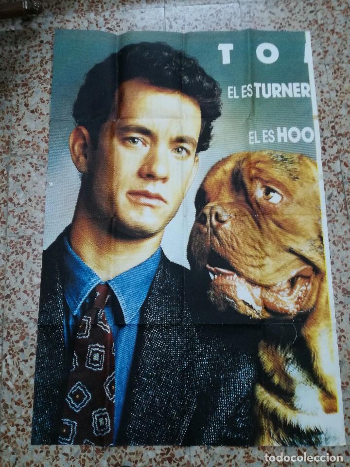 Kino: SOCIOS Y SABUESOS TOM HANKS .MEDIO CARTEL MEDIDAS 100X 150 CM