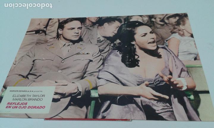 Cine: CARTEL AFICHE DE LA LA PELICULA REFLEJOS EN UN OJO DORADO