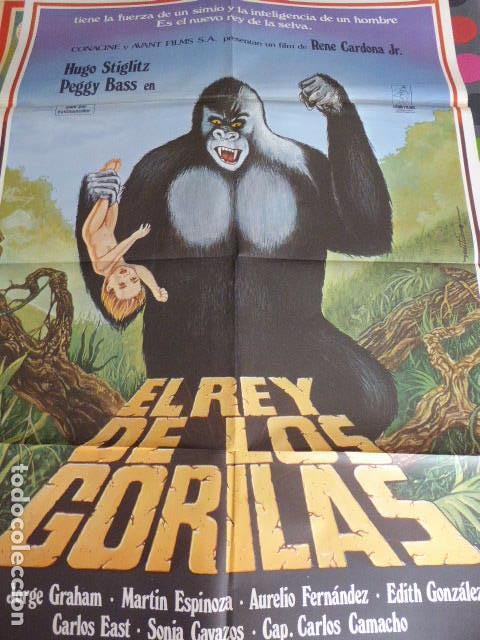 Kino: CARTEL DE CINE- MOVIE POSTER. EL REY DE LOS GORILAS