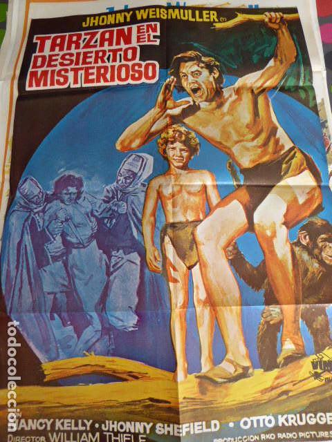 Kino: CARTEL DE CINE- MOVIE POSTER. TARZAN EN EL DESIERTO MISTERIOSO