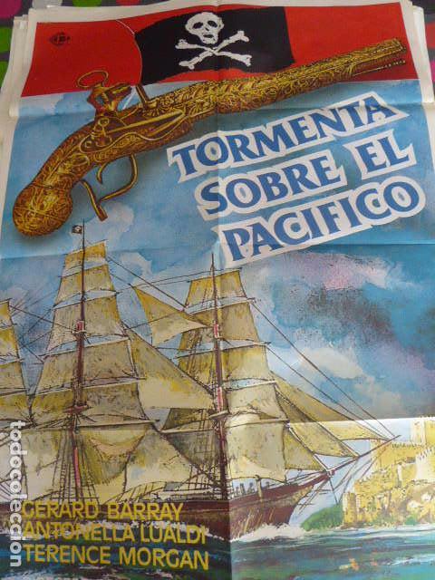 Kino: CARTEL DE CINE- MOVIE POSTER. TORMENTA SOBRE EL PACIFICO